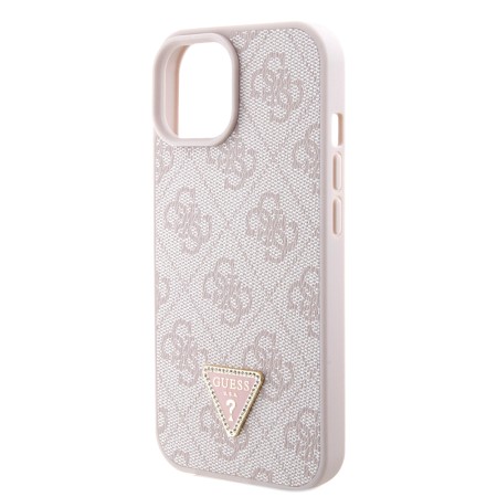 Husa pentru iPhone 15 / iPhone 14 / iPhone 13 - Guess Crossbody 4G Metal Logo (GUHCP15SP4TDSCPP) - Pink