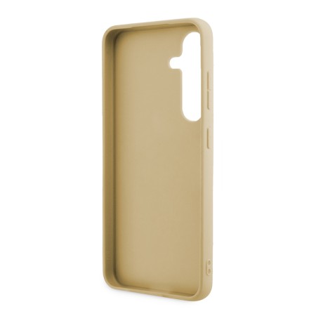 Husa pentru Samsung Galaxy S24 - Guess Glitter Script (GUHCS24SHGGSHD) - Gold