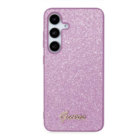 Husa pentru Samsung Galaxy S24 - Guess Glitter Script (GUHCS24SHGGSHU) - Purple