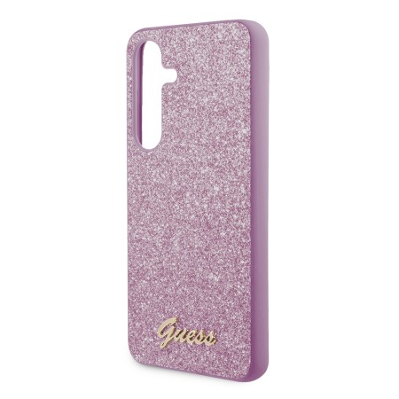 Husa pentru Samsung Galaxy S24 - Guess Glitter Script (GUHCS24SHGGSHU) - Purple