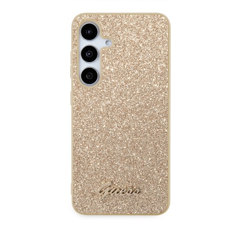 Husa pentru Samsung Galaxy S24 Plus - Guess Glitter Script (GUHCS24MHGGSHD) - Gold