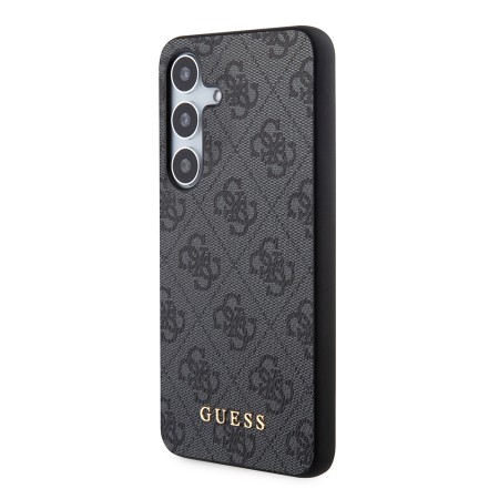 Husa pentru Samsung Galaxy S24 - Guess Hardcase 4G Metal Gold Logo (GUHCS24SG4GFGR) - Black