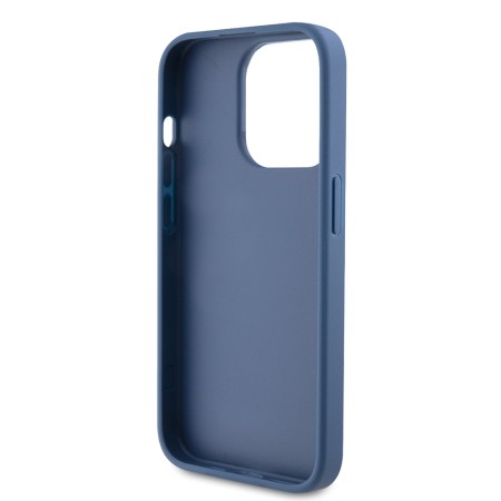 Husa pentru iPhone 15 Pro Max - Guess Hardcase 4G Stripe Collection (GUHCP15XG4GLBL) - Blue