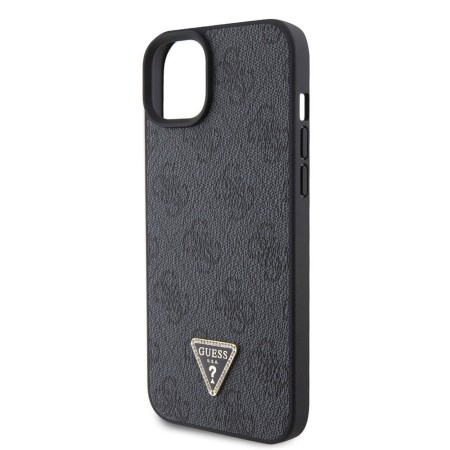 Husa pentru iPhone 15 / iPhone 14 / iPhone 13 - Guess Crossbody 4G Metal Logo (GUHCP15SP4TDSCPK) - Black