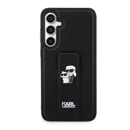 Husa pentru Samsung Galaxy S23 FE - Karl Lagerfeld Saffiano Gripstand (KLHCS23FEGSAKCPK) - KarlandChoupette