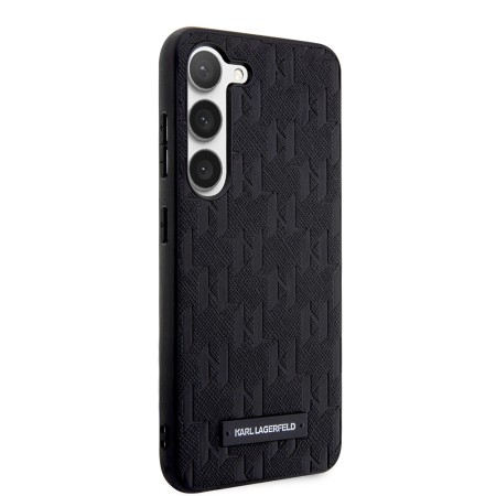 Husa pentru Samsung Galaxy S23 Plus - Karl Lagerfeld Saffiano (KLHCS23MSAKLHPK0 - Mono Metal Logo