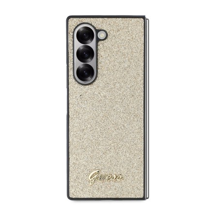 Husa pentru Samsung Galaxy Z Fold6 - Guess Glitter Script (GUHCZFD6HGGSHD) - Gold