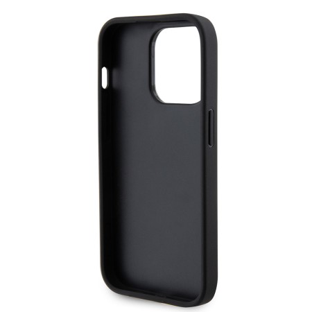 Husa pentru iPhone 15 Pro - Guess Leather Perforated 4G (GUHCP15LPSP4LGK) - Black