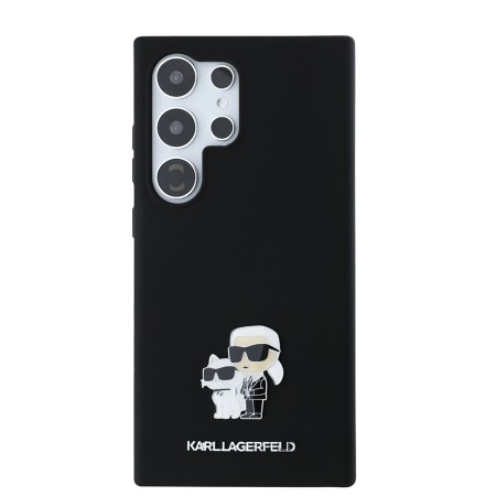 Husa pentru Samsung Galaxy S24 Ultra - Karl Lagerfeld Silicone (KLHCS24LSMHKCNPK) - KarlandChoupette