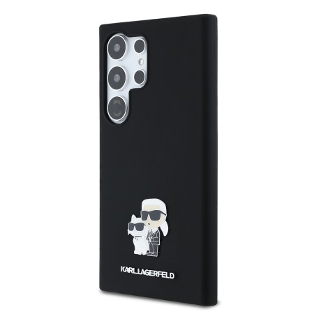 Husa pentru Samsung Galaxy S24 Ultra - Karl Lagerfeld Silicone (KLHCS24LSMHKCNPK) - KarlandChoupette