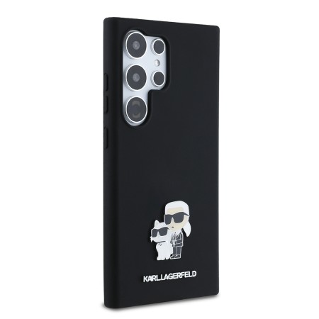 Husa pentru Samsung Galaxy S24 Ultra - Karl Lagerfeld Silicone (KLHCS24LSMHKCNPK) - KarlandChoupette