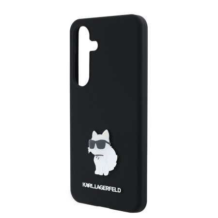 Husa pentru Samsung Galaxy S24 - Karl Lagerfeld Silicone (KLHCS24SSMHCNPK) - Choupette