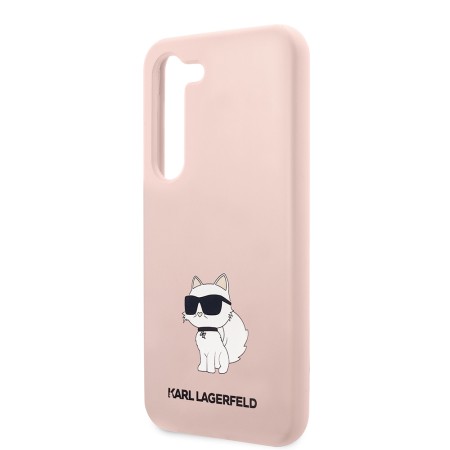 Husa pentru Samsung Galaxy S23 - Karl Lagerfeld Silicone (KLHCS23SSNCHBCP) - Pink Choupette