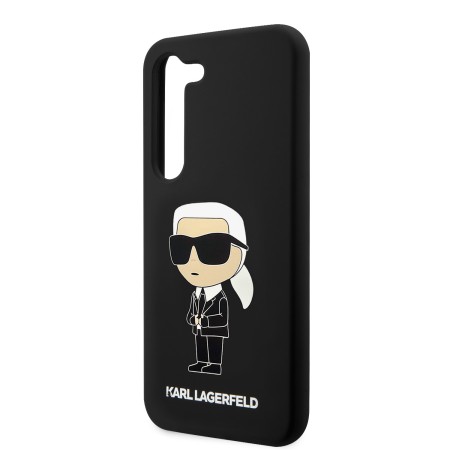 Husa pentru Samsung Galaxy S23 - Karl Lagerfeld Silicone (KLHCS23SSNIKBCK) - Ikonik