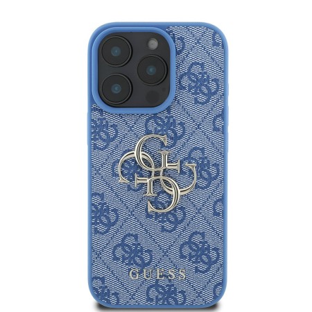 Husa pentru iPhone 16 Pro Max - Guess Hardcase 4G Big Logo (GUHCP16X4GMGBL) - Blue