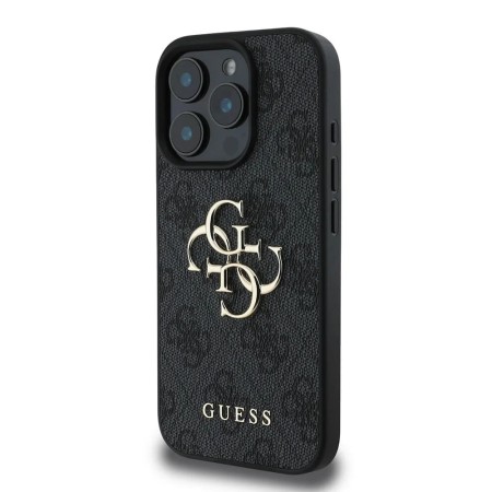 Husa pentru iPhone 16 Pro Max - Guess Hardcase 4G Big Logo (GUHCP16X4GMGGR) - Black