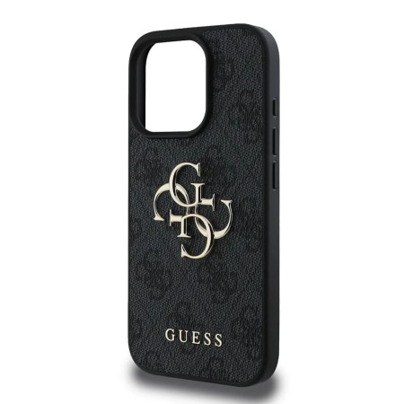 Husa pentru iPhone 16 Pro Max - Guess Hardcase 4G Big Logo (GUHCP16X4GMGGR) - Black