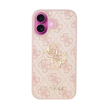 Husa pentru iPhone 16 Plus - Guess Hardcase 4G Big Logo (GUHCP16M4GMGPI) - Pink