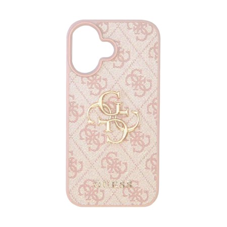 Husa pentru iPhone 16 Plus - Guess Hardcase 4G Big Logo (GUHCP16M4GMGPI) - Pink