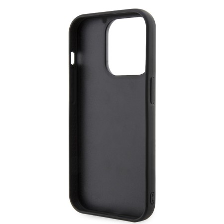 Husa pentru iPhone 14 Pro - Karl Lagerfeld 3D Design (KLHCP14L3DRKINK) - Rubber Ikonik