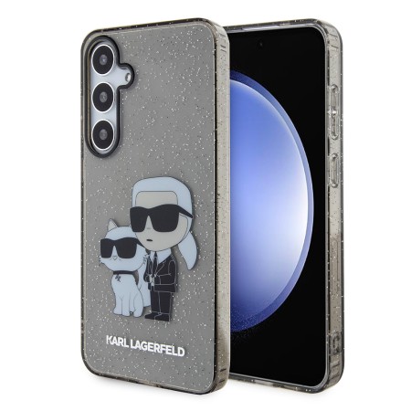 Husa pentru Samsung Galaxy S24 Plus - Karl Lagerfeld Hardcase Glitter (KLHCS24MHNKCTGK) - KarlandChoupette