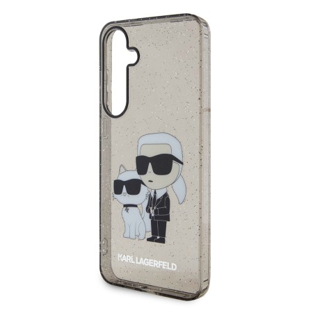 Husa pentru Samsung Galaxy S24 Plus - Karl Lagerfeld Hardcase Glitter (KLHCS24MHNKCTGK) - KarlandChoupette