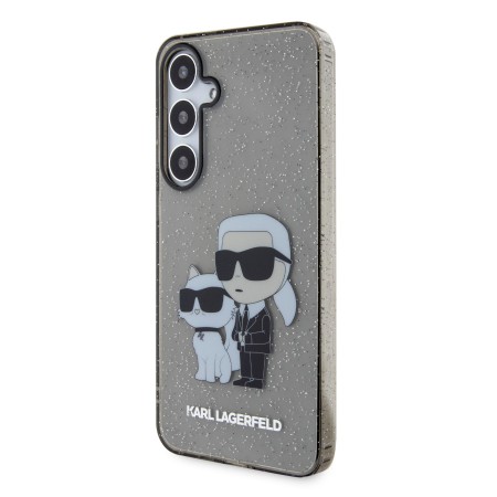 Husa pentru Samsung Galaxy S24 Plus - Karl Lagerfeld Hardcase Glitter (KLHCS24MHNKCTGK) - KarlandChoupette