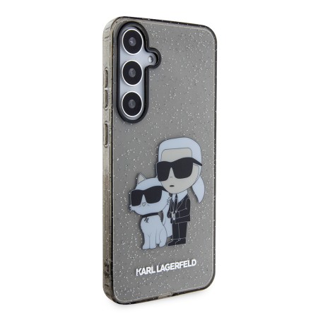 Husa pentru Samsung Galaxy S24 Plus - Karl Lagerfeld Hardcase Glitter (KLHCS24MHNKCTGK) - KarlandChoupette