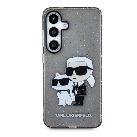 Husa pentru Samsung Galaxy S24 - Karl Lagerfeld Hardcase Glitter (KLHCS24SHNKCTGK) - KarlandChoupette