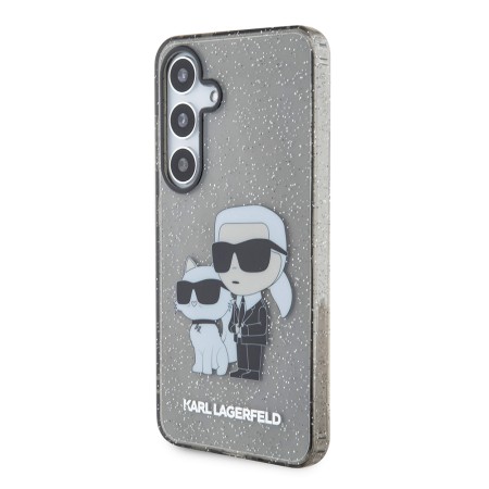 Husa pentru Samsung Galaxy S24 - Karl Lagerfeld Hardcase Glitter (KLHCS24SHNKCTGK) - KarlandChoupette