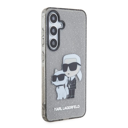 Husa pentru Samsung Galaxy S24 - Karl Lagerfeld Hardcase Glitter (KLHCS24SHNKCTGK) - KarlandChoupette