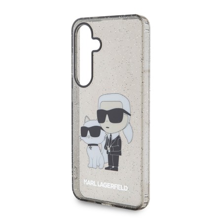 Husa pentru Samsung Galaxy S24 - Karl Lagerfeld Hardcase Glitter (KLHCS24SHNKCTGK) - KarlandChoupette