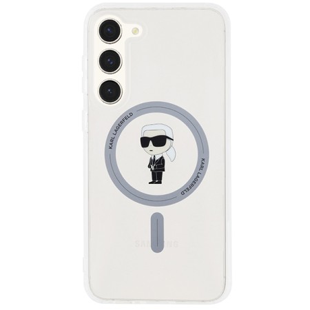 Husa pentru Samsung Galaxy S24 Plus - Karl Lagerfeld IML Luxury MagSafe (KLHMS24MHFCKNOT) - Transparent Ikonik