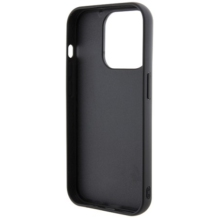 Husa pentru iPhone 14 Pro - Karl Lagerfeld Saffiano Gripstand (KLHCP14LGSAKCPK) - KarlandChoupette