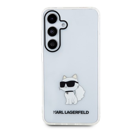 Husa pentru Samsung Galaxy S24 Plus - Karl Lagerfeld IML Luxury (KLHCS24MHNCHTCT) - Transparent Choupette