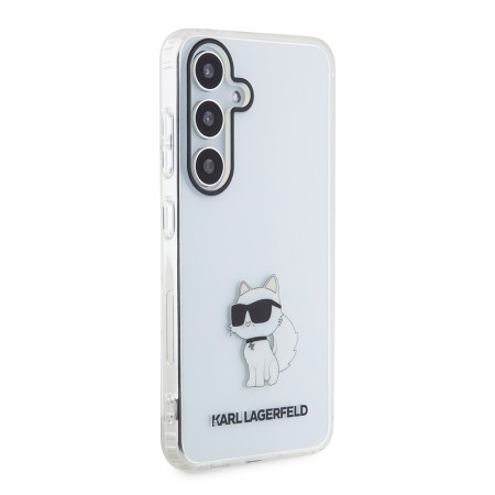 Husa pentru Samsung Galaxy S24 Plus - Karl Lagerfeld IML Luxury (KLHCS24MHNCHTCT) - Transparent Choupette