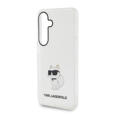 Husa pentru Samsung Galaxy S24 Plus - Karl Lagerfeld IML Luxury (KLHCS24MHNCHTCT) - Transparent Choupette