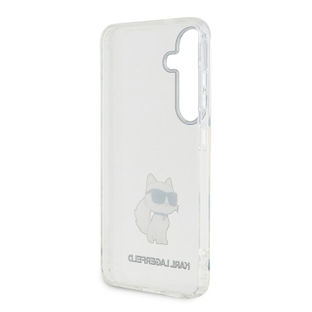 Husa pentru Samsung Galaxy S24 Plus - Karl Lagerfeld IML Luxury (KLHCS24MHNCHTCT) - Transparent Choupette