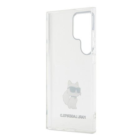 Husa pentru Samsung Galaxy S24 Ultra - Karl Lagerfeld IML Luxury (KLHCS24LHNCHTCT) - Transparent Choupette