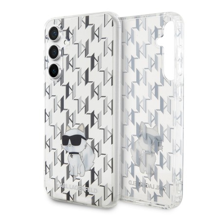 Husa Samsung Galaxy S23 FE - Karl Lagerfeld Hardcase Monogram (KLHCS23FEHNCMKLT) - Transparent Choupette