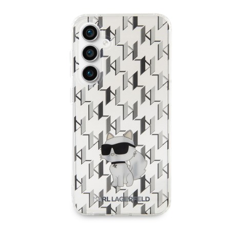 Husa Samsung Galaxy S23 FE - Karl Lagerfeld Hardcase Monogram (KLHCS23FEHNCMKLT) - Transparent Choupette