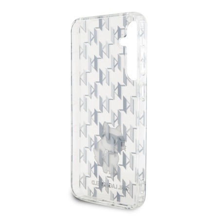 Husa Samsung Galaxy S23 FE - Karl Lagerfeld Hardcase Monogram (KLHCS23FEHNCMKLT) - Transparent Choupette