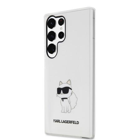 Husa Samsung Galaxy S23 Ultra - Karl Lagerfeld Hardcase Transparent (KLHCS23LHNCHTCT) - Ikonik Choupette