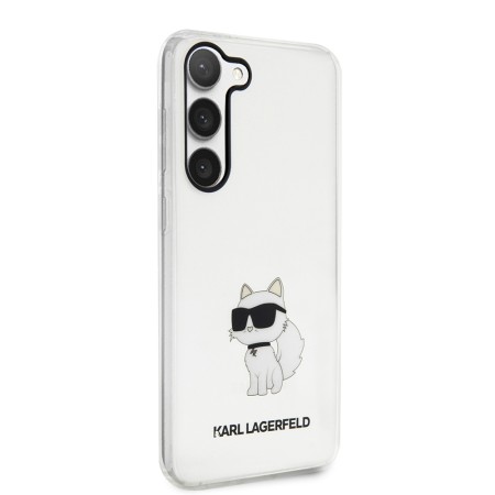 Husa Samsung Galaxy S23 - Karl Lagerfeld Hardcase Transparent (KLHCS23SHNCHTCT) - Ikonik Choupette