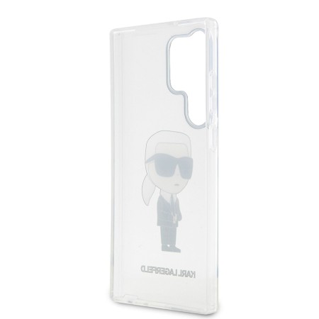 Husa Samsung Galaxy S23 Ultra - Karl Lagerfeld Hardcase Transparent (KLHCS23LHNIKTCT) - Ikonik Karl Lagerfeld