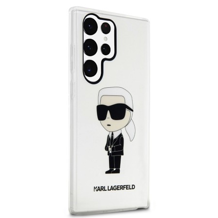 Husa Samsung Galaxy S23 Ultra - Karl Lagerfeld Hardcase Transparent (KLHCS23LHNIKTCT) - Ikonik Karl Lagerfeld