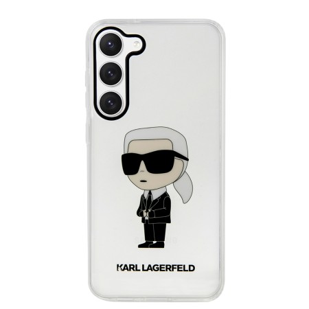 Husa Samsung Galaxy S23 Plus - Karl Lagerfeld Hardcase Transparent (KLHCS23MHNIKTCT) - Ikonik Karl Lagerfeld