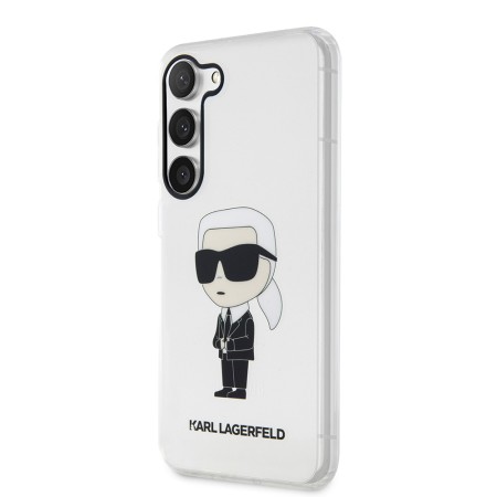 Husa Samsung Galaxy S23 Plus - Karl Lagerfeld Hardcase Transparent (KLHCS23MHNIKTCT) - Ikonik Karl Lagerfeld