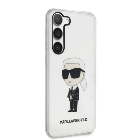 Husa Samsung Galaxy S23 Plus - Karl Lagerfeld Hardcase Transparent (KLHCS23MHNIKTCT) - Ikonik Karl Lagerfeld