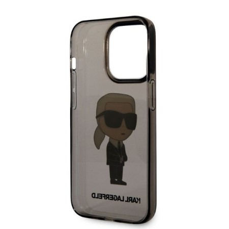 Husa iPhone 14 Pro - Karl Lagerfeld Hardcase (KLHCP14LHNIKTCK) - Ikonik Karl Lagerfeld